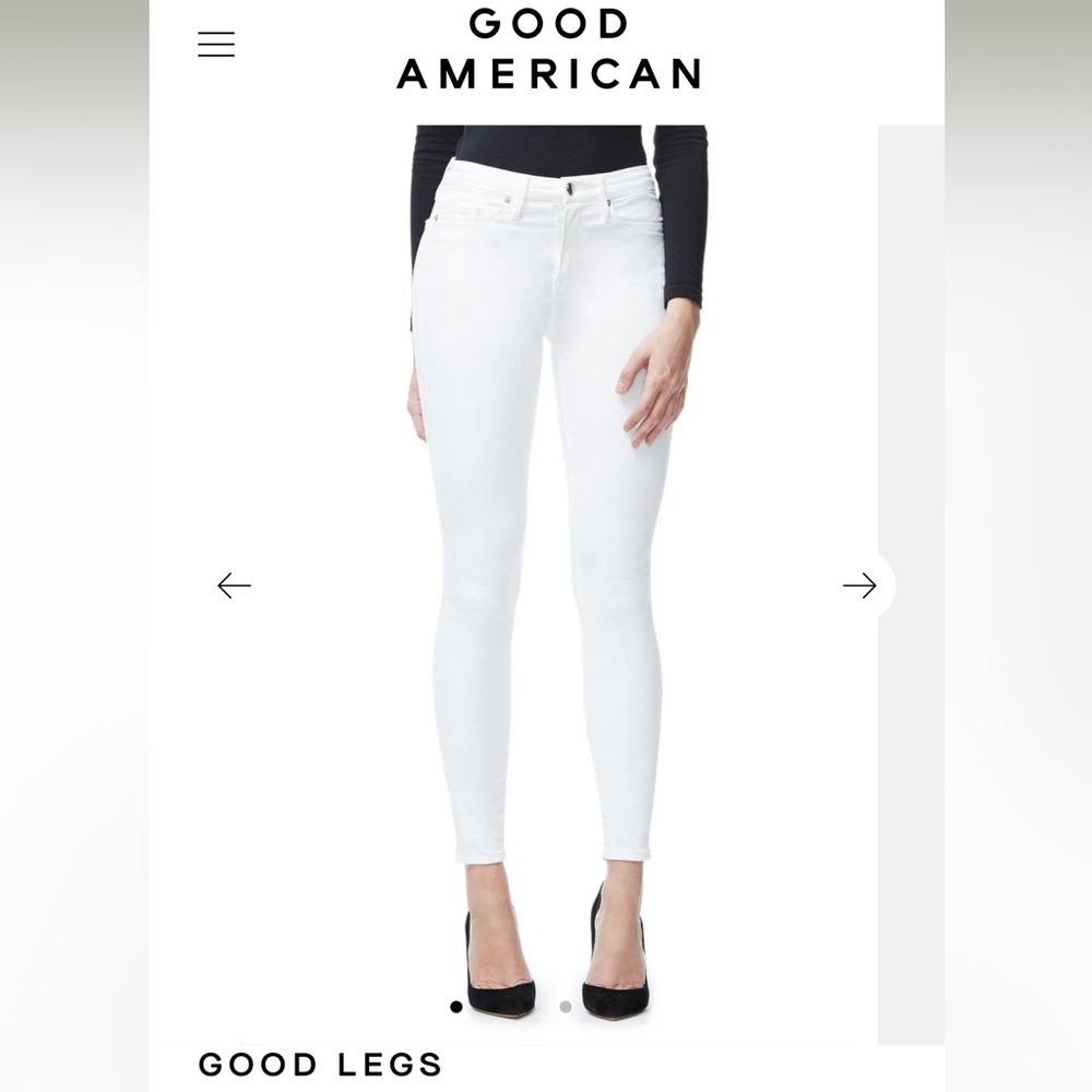 NWOT Good American Good Legs Skinny Jean
